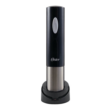 Abridor de vino eléctrico Oster Tuxedo, color negro