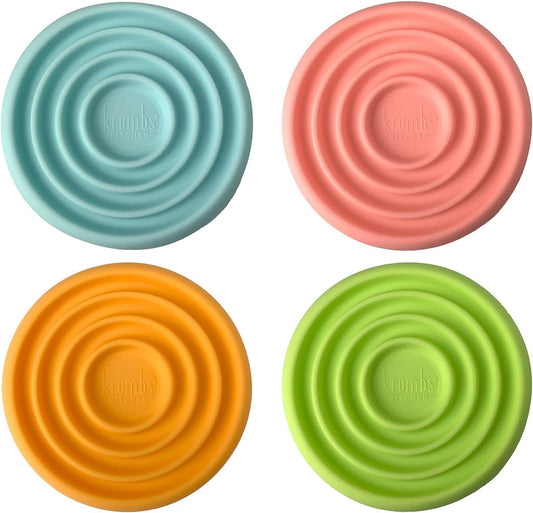 Abridor de frascos de silicona Grip &amp; Twist de Krumbs Kitchen Essentials, paquete de 2, surtido