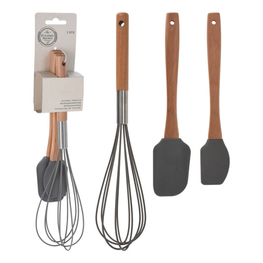 Juego de utensilios de cocina de 3 piezas con batidor y 2 cuchillas Koopman