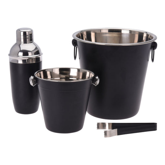 Koopman 4-Piece Cocktail Set, Matt Black