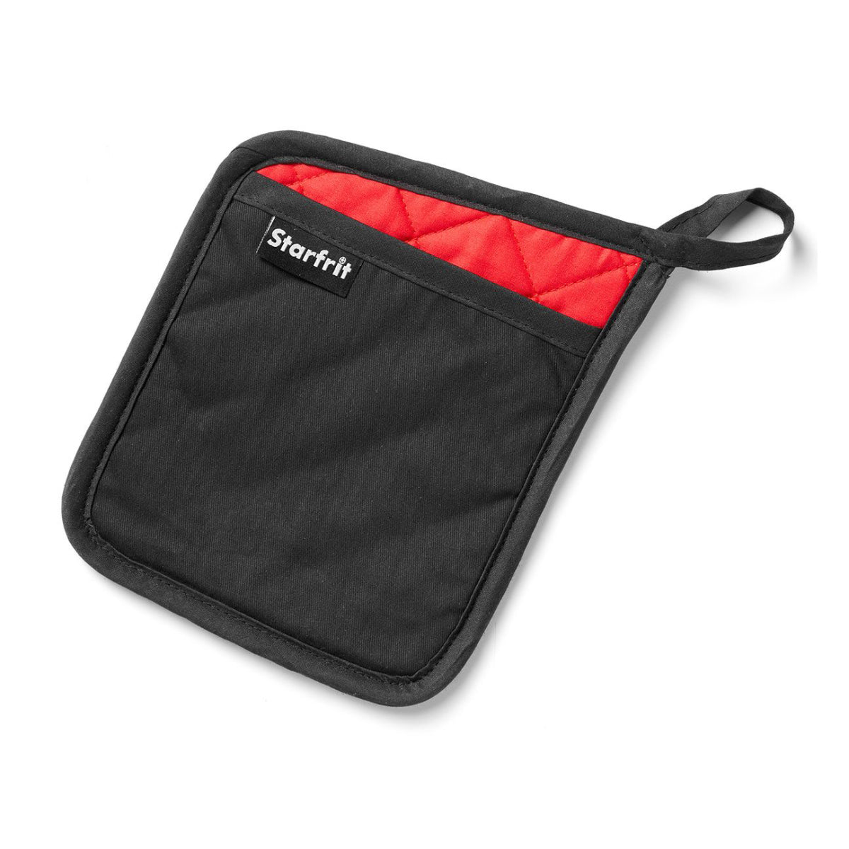 Starfrit Neoprene Pot Holder and Trivet - Red/Black