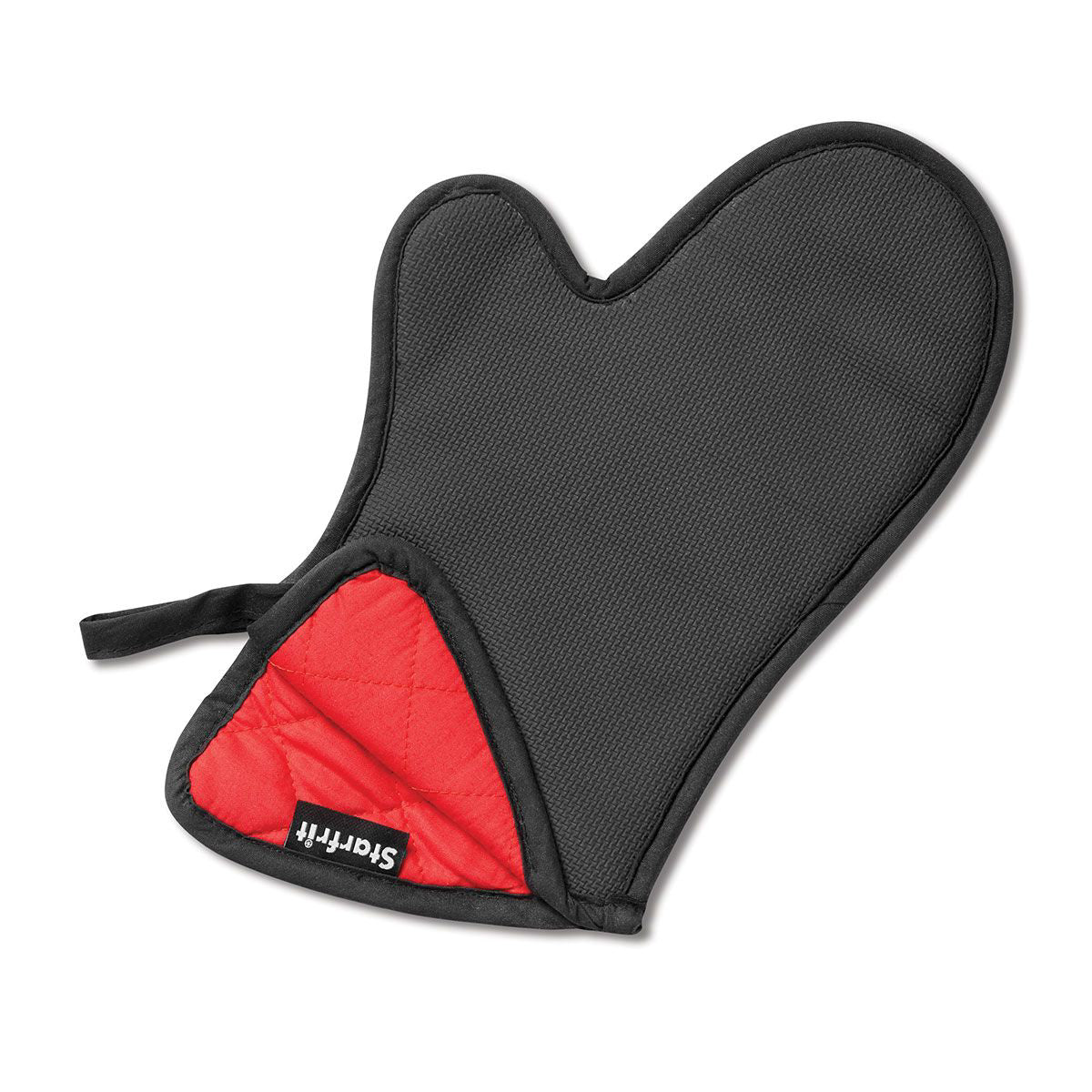 Starfrit Neoprene Mitt with Cotton Lining - Red/Black