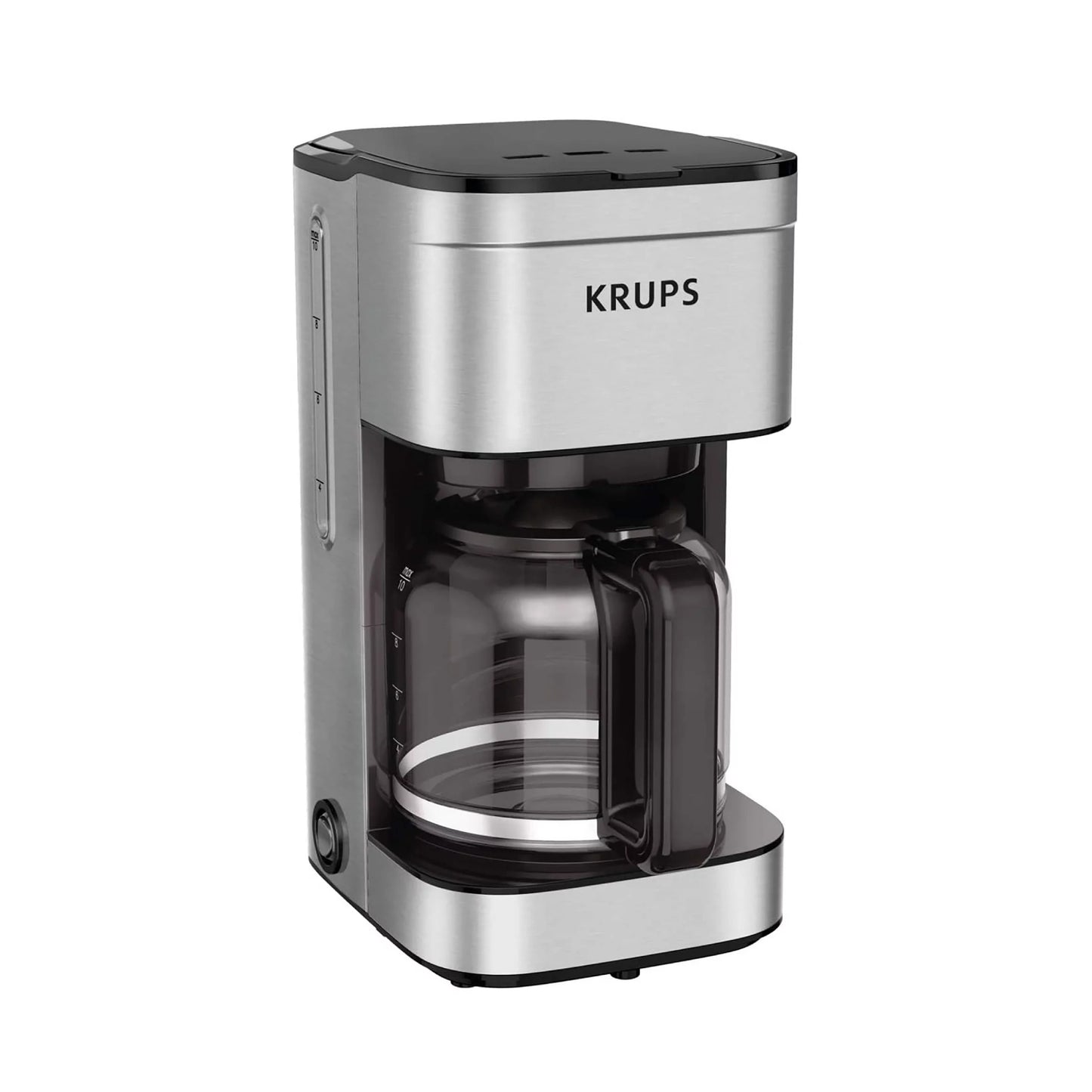 Krups Simply Brew 10-Cup Drip Coffee Maker with Filter - Black/Silver