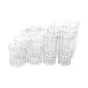 Juego de vasos de vidrio Jewelite de Gibson Home (16 piezas)