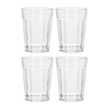 Koopman 8.5 oz Striped Drink Glass Set of 4
