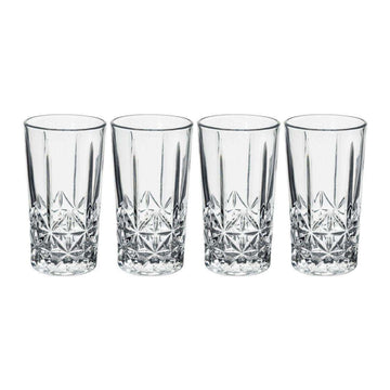 Koopman 8.79 oz Long Drink Glass Set of 4 - Clear