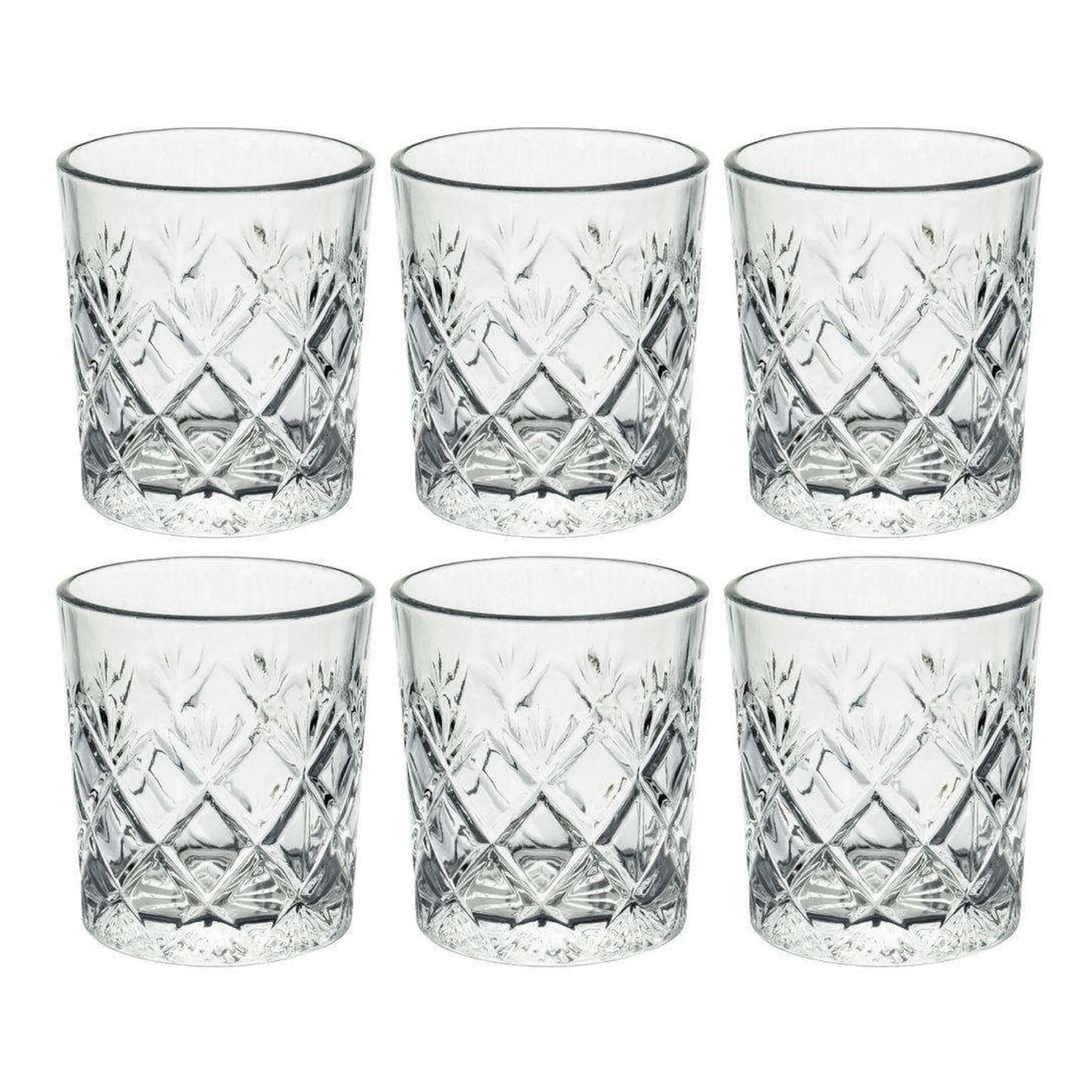 Koopman 7.78 oz Glass Tumbler Set of 6