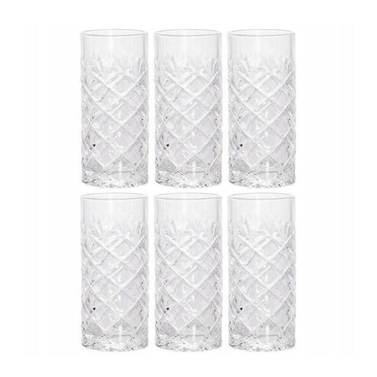 Koopman 8.45 oz Long Drink Glass Set of 6