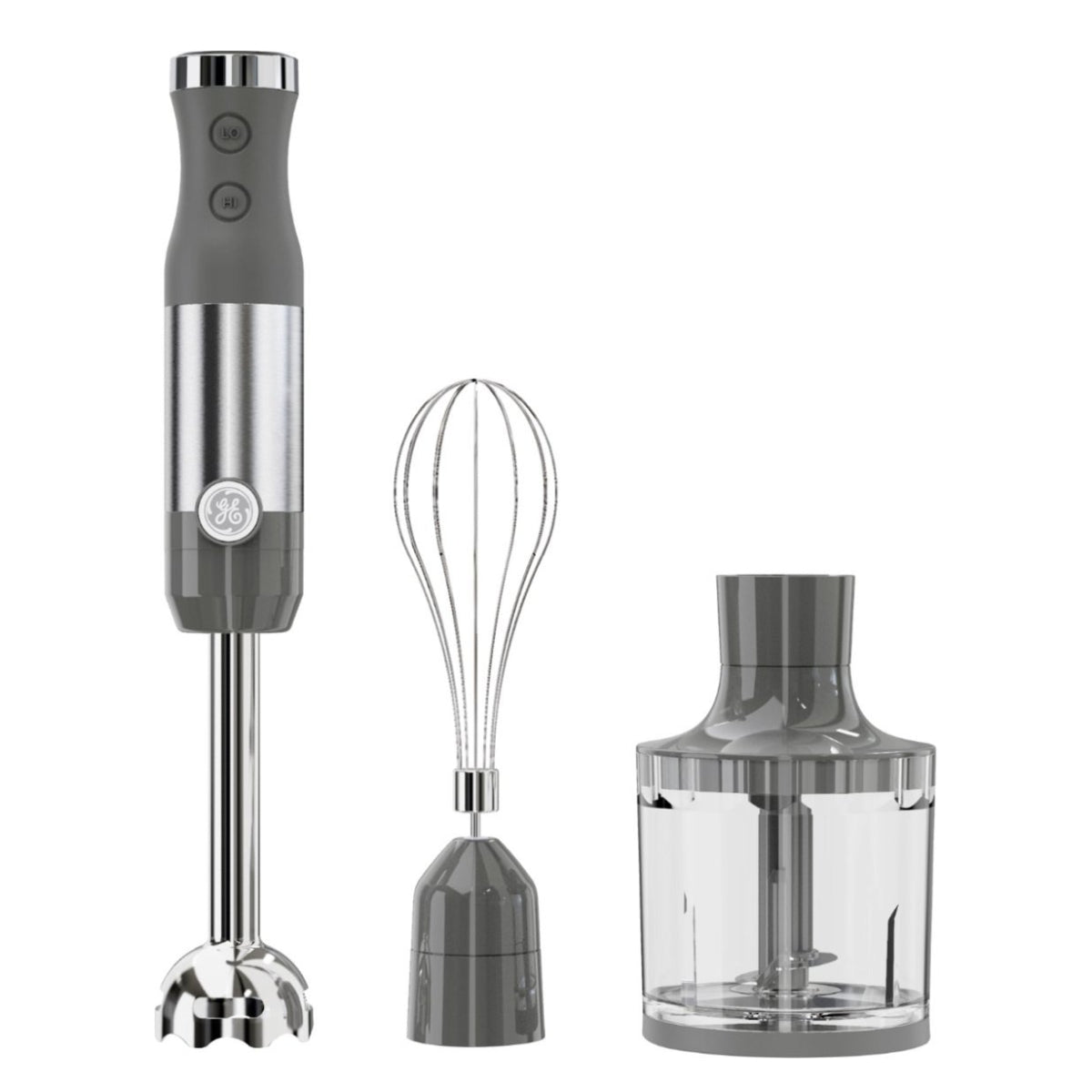 GE G8H1AASSPSS 500 Watt Immersion Handheld Blender (4-Piece) - Stainless Steel