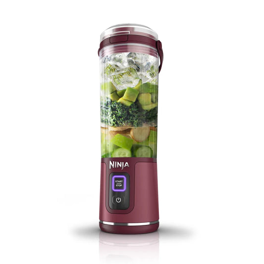 Ninja Blast BC151CR 18 oz Blast Cordless Portable Blender with Leak-Proof Lid - Cranberry Red