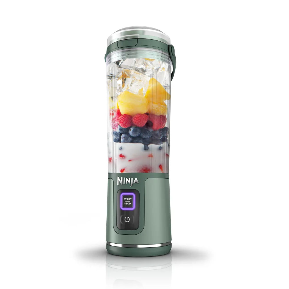 Ninja Blast BC151EM 18 oz Blast Cordless Portable Blender with Leak-Proof Lid - Forest Green