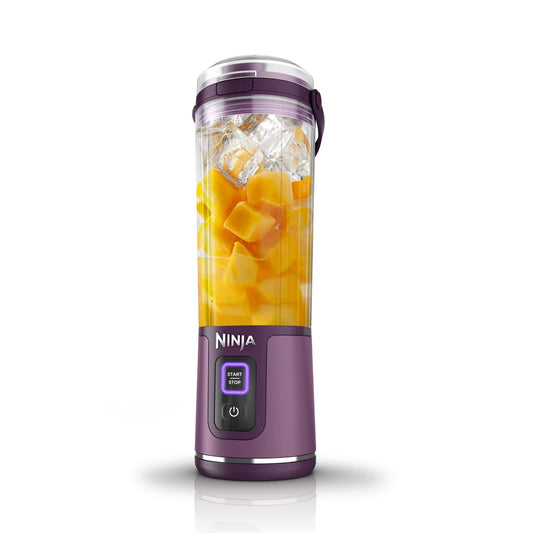 Licuadora portátil inalámbrica Ninja Blast BC151PR de 18 oz con tapa a prueba de fugas - Maracuyá morado