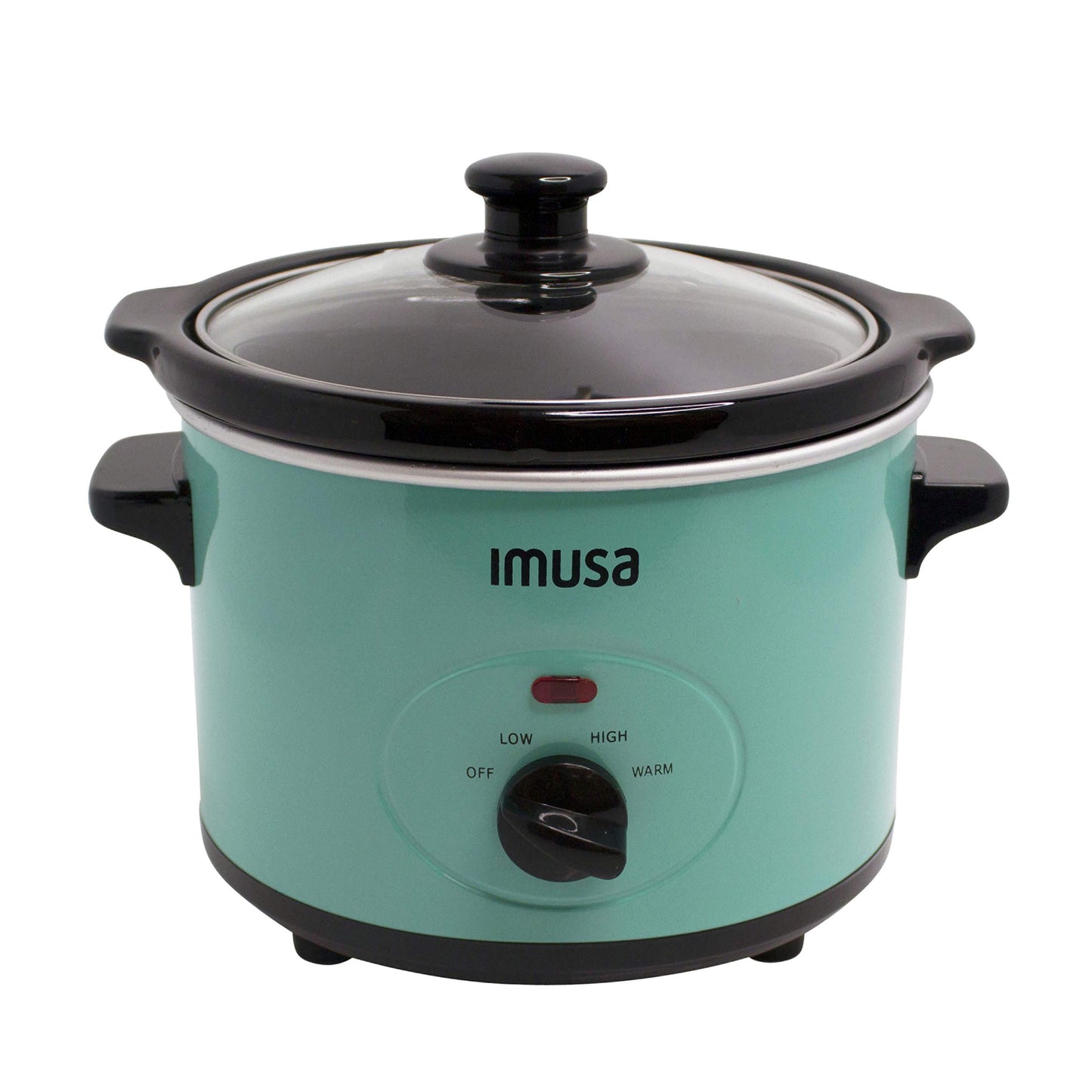 IMUSA GAU80113T 1.5 Quart Slow Cooker with Glass Rid - Teal