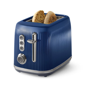 Tostadora de 2 rebanadas Oster Impressions Collection con palanca Quick-Check - Azul