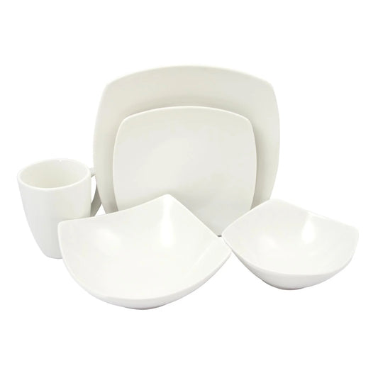 Gibson Home Zen Buffetware Dinnerware Set (30-piece) - White