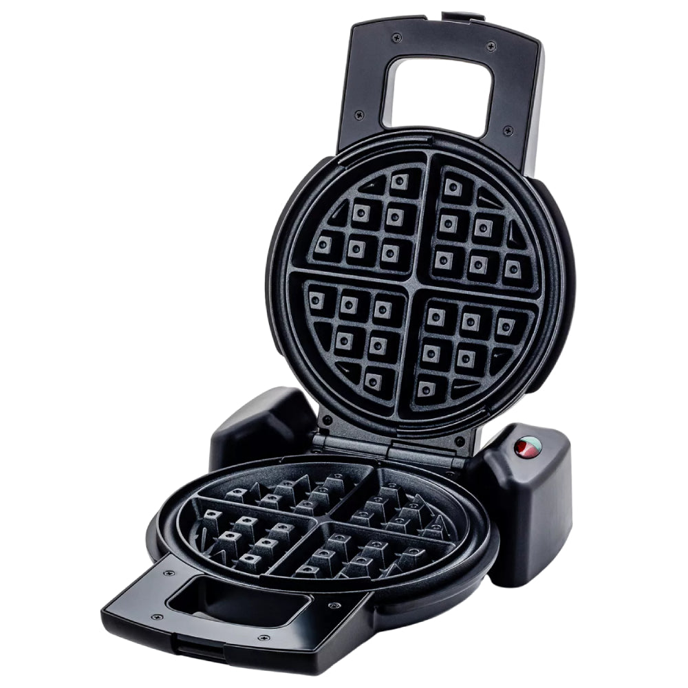 Ovente WMF1440BR Electric Belgian Waffle Maker with Non-Stick Plates - Black