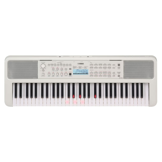 Yamaha EZ/310 Touch Sensitive Portable Keyboard with 61 Lighted Keys - White