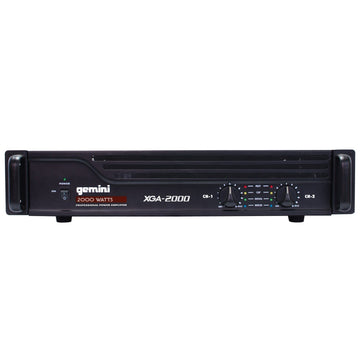Gemini XGA-2000 Professional DJ Power Amplifier - Black