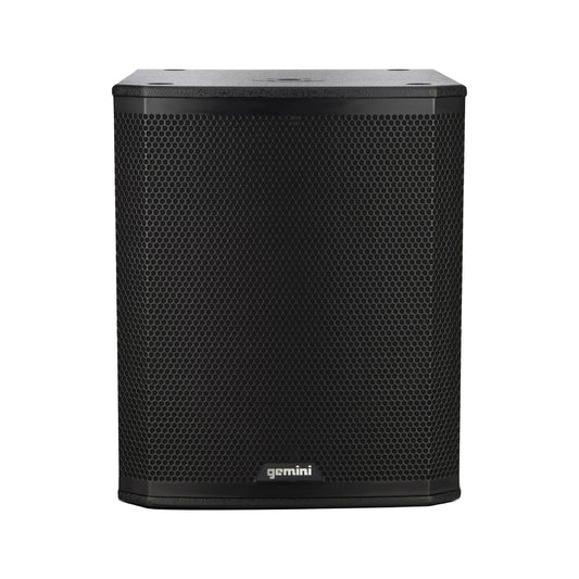 Subwoofer profesional Gemini ZRX-S18BT de 18" y 2400 W con Bluetooth, color negro