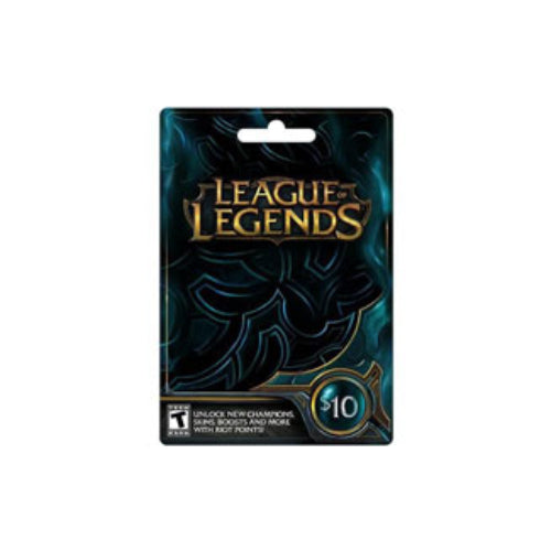 Tarjeta de juego de Riot League of Legends: $10