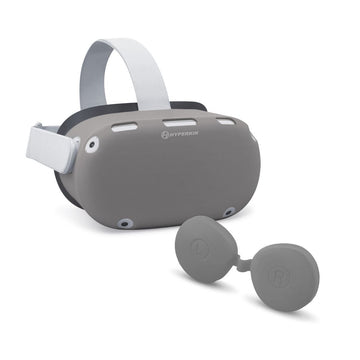 Hyperkin GelShell Headset Silicone Skin and Lens Cover Set - Gray