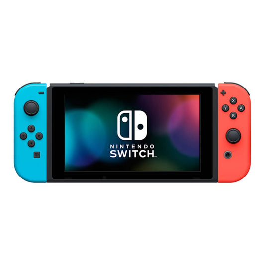 Nintendo Switch Mario Kart 8 Deluxe Bundle with Full Game Download and 3 Month Nintendo Switch Online Membership - Neon Red/Neon Blue