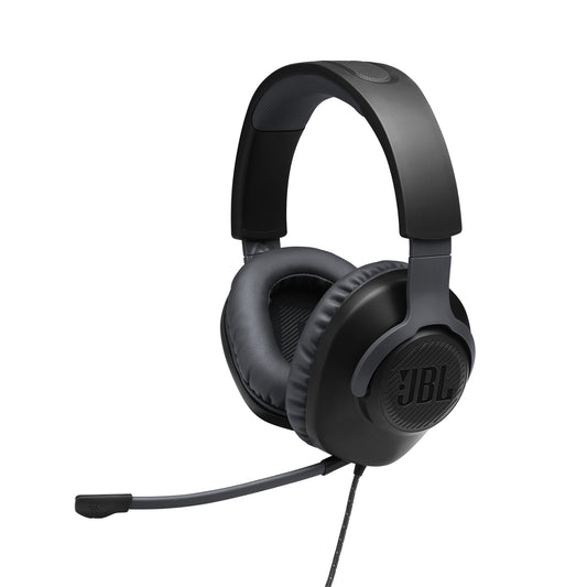 Auriculares con cable para juegos supraaurales JBL Quantum 100X, color negro