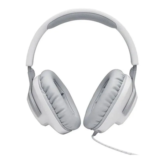 Auriculares supraurales con cable JBL Quantum 100, color blanco