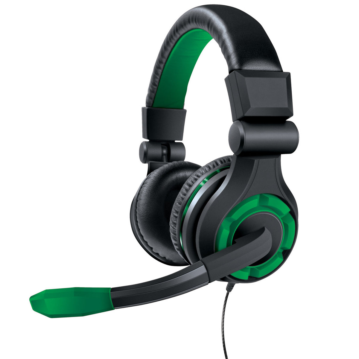 Auriculares con cable para juegos DreamGear DGXB1-6615 GRX-340 con diadema, color negro y verde