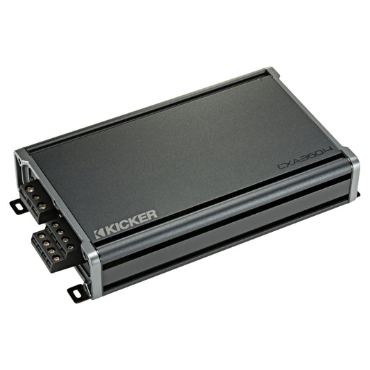 Kicker 46CXA3604 4-Channel Full-Range Amplifier with Variable Crossovers