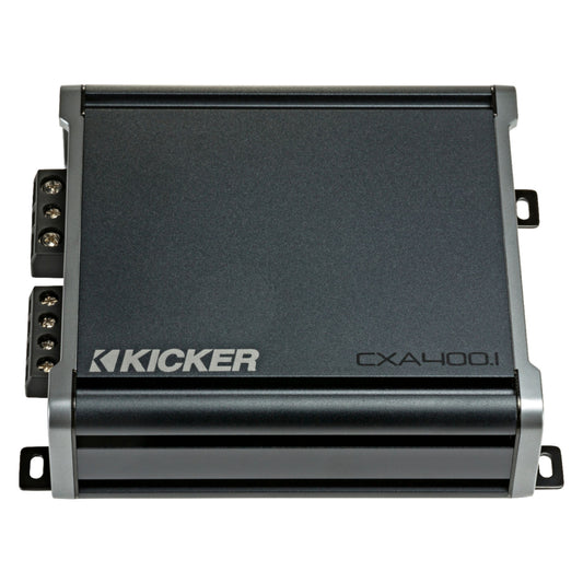 Kicker 46CXA4001 Car Audio Class-D Monoblock Subwoofer Amplifier