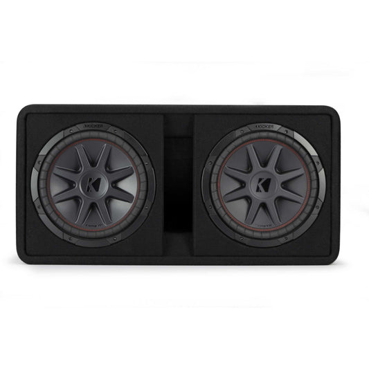 Subwoofers dobles Kicker 48DCVR122 de 12", color negro