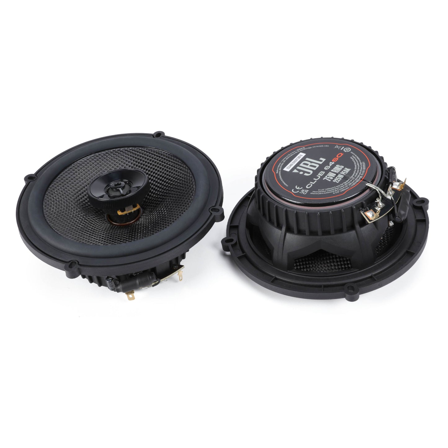 JBL CLUB-64SQ Club Series 6.5" Two-Way Premium Car Audio Speaker - Black