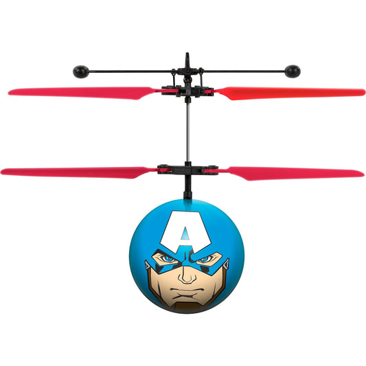 Helicóptero con bola ovni IR del Capitán América de Marvel Avengers de World Tech Toys