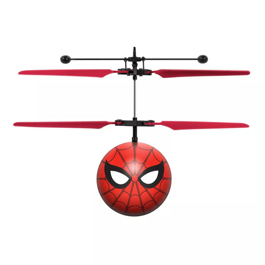 Helicóptero con forma de OVNI y bola infrarroja de Spider-Man de Marvel World Tech Toys