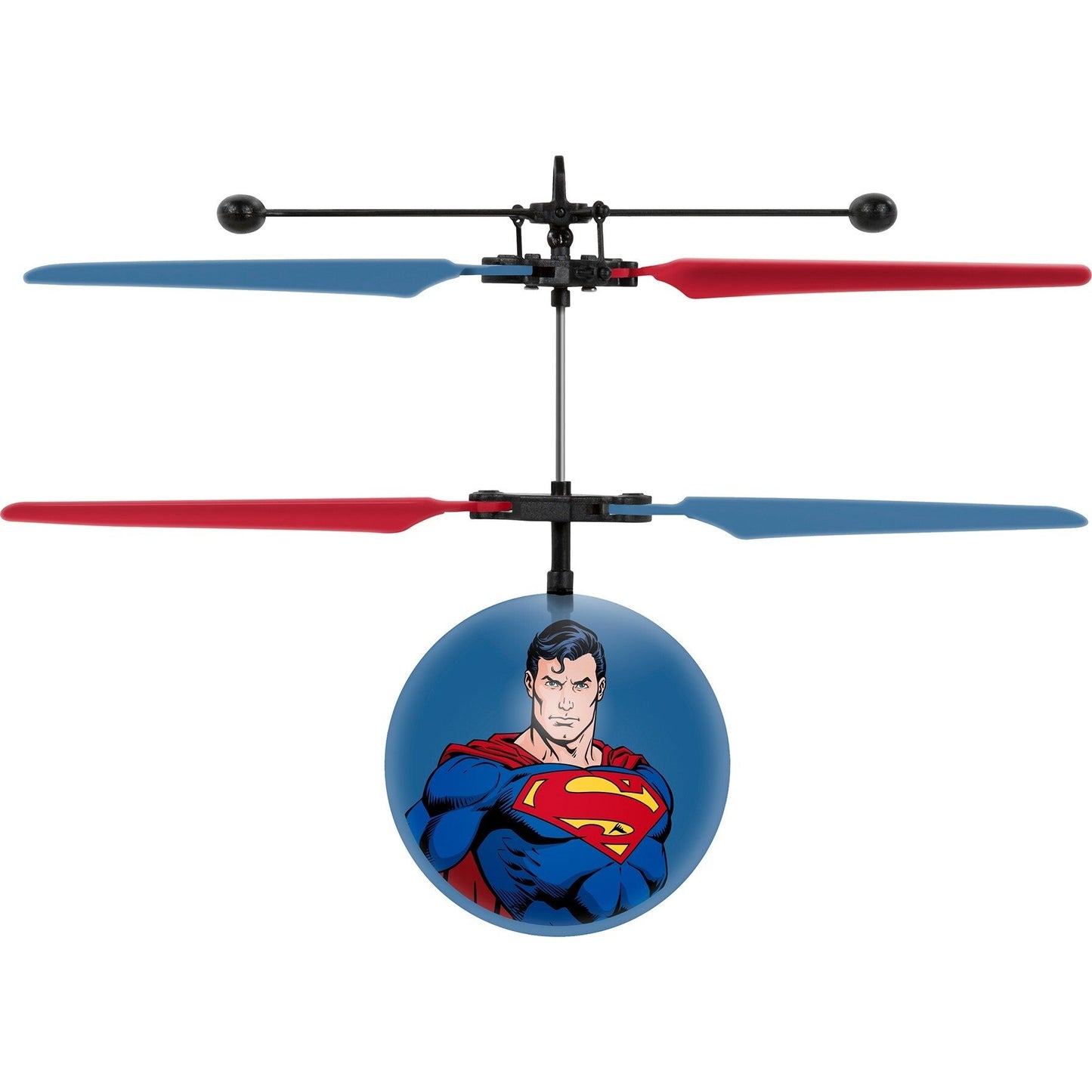 Helicóptero con forma de ovni de Superman de la Liga de la Justicia de DC con infrarrojos de World Tech Toys