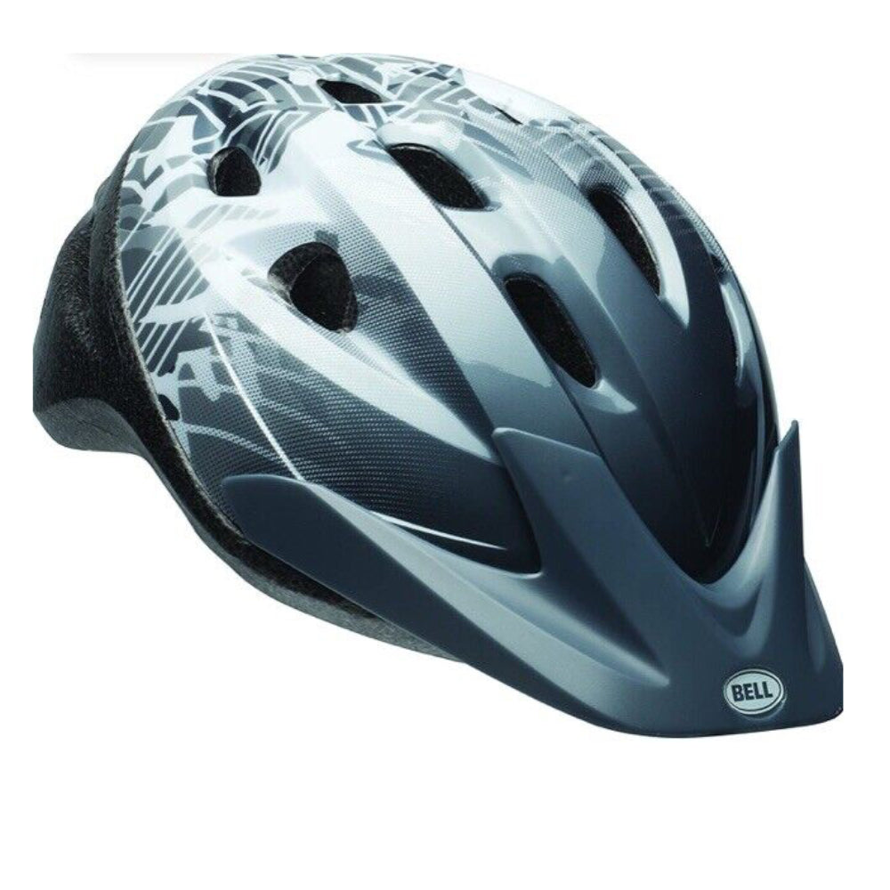 Casco de bicicleta para niños Bell Rally en ABS - Blanco titanio oscuro