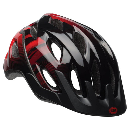 Casco de bicicleta Bell Sports Cadence, negro y rojo