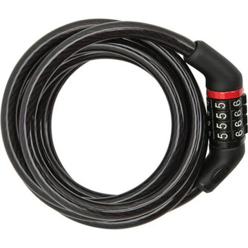 Candado con cable de 4 dígitos Bell Sports Watchdog, color negro