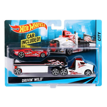 Hot Wheels Super Rigs Transporter Vehicle with Car - Assortment - Curacao