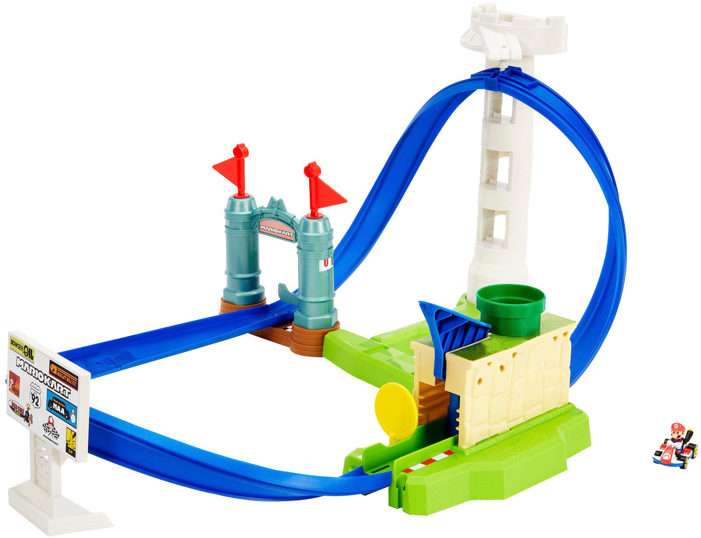 Hot Wheels Mario Kart Circuit Slam Track Set