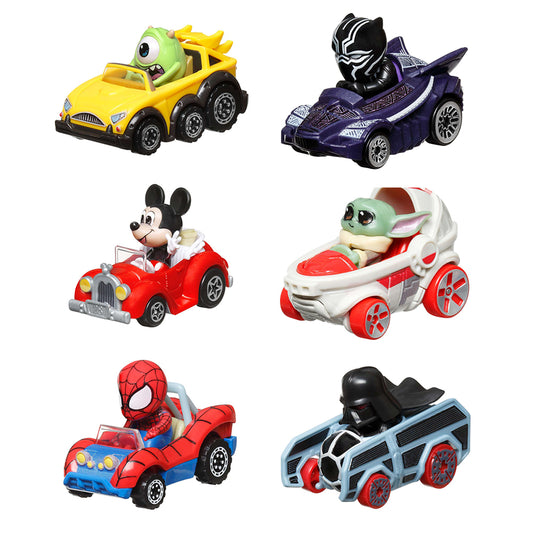 Hot Wheels Racerverse Die-Cast Vehicle with Pop Culture Character Driver - Assortment