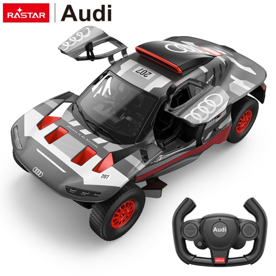 Coche de juguete a control remoto Audi RS Q e-tron Rastar RC 1:14 - Gris