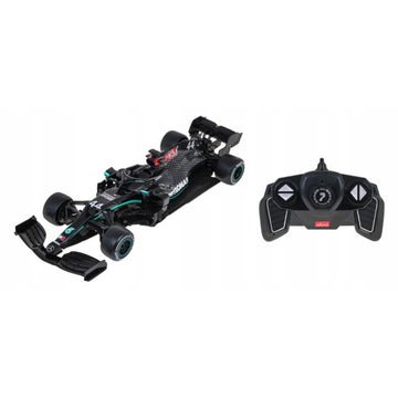 Coche de juguete a control remoto Mercedes AMG F1 W11, escala 1:18, color negro