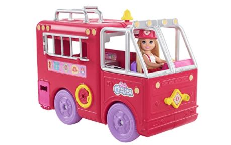 Barbie Chelsea Fire Truck Playset (17-Pieces)
