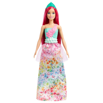 Muñeca Barbie Dreamtopia Princesa con cabello rosa oscuro