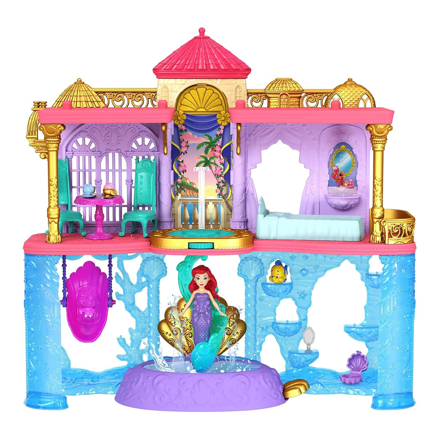 Disney Princess Arielâ€™s Land and Sea Stacking Castle Playset