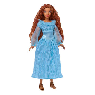 Mattel Disney The Little Mermaid Ariel Doll on Land in Signature Blue Dress