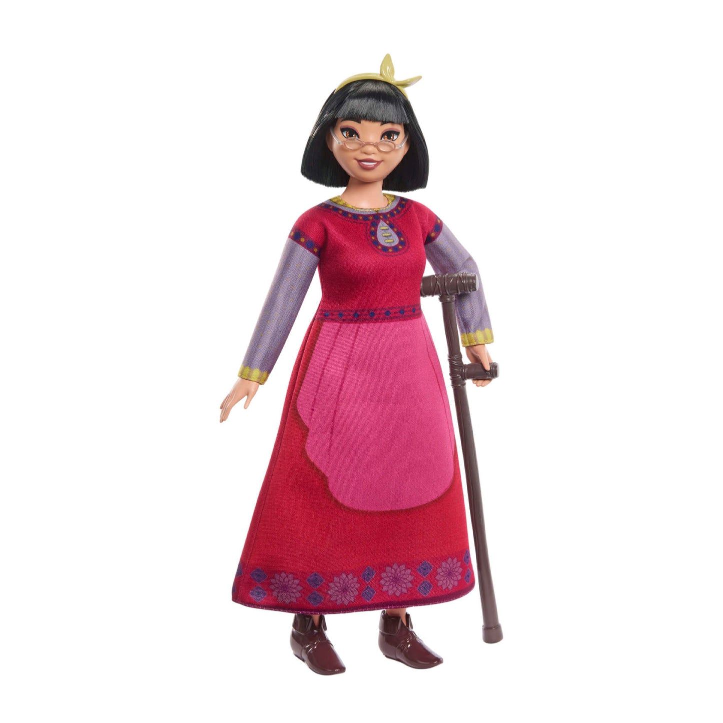 Muñeca de moda articulada Dahlia of Rosas de Disney Wish con cabello natural