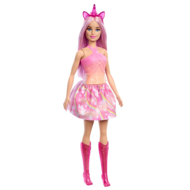 Muñeca Barbie Unicornio con Cabello Rosa